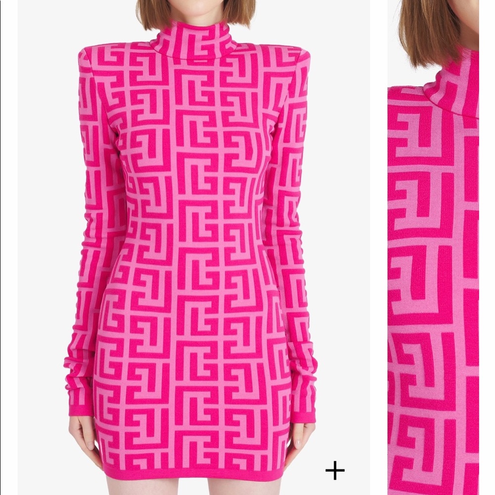 Barbie x Balmain Monogram Dress